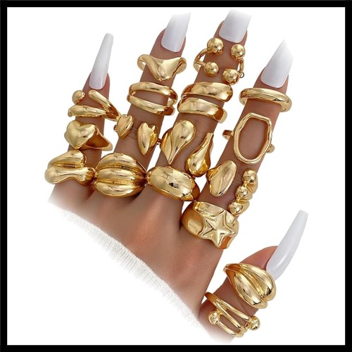 Set anello grosso - grosso, oro