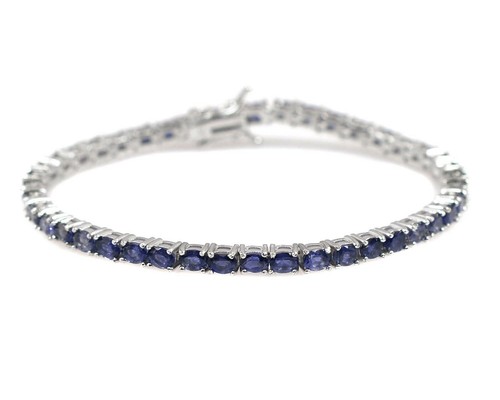 Bracciale iolite naturale - bracciale,