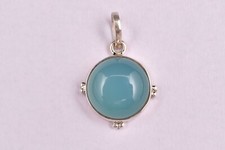 Pietra calcedonio argento 925