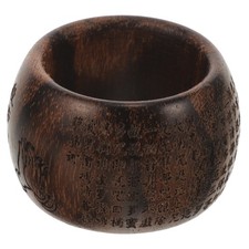  Anello in Legno Naturale Da