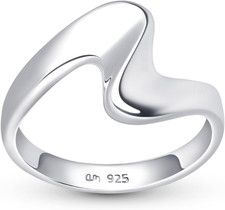 Anello Onda Argento 925 per