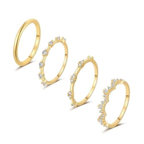 Set anelli donna diamante oro - set,