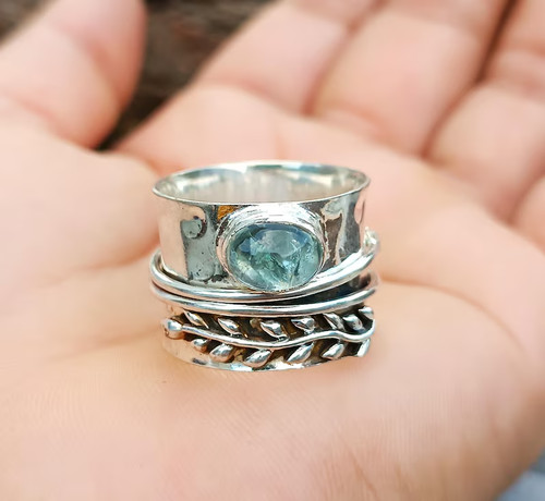 Anello acquamarina in - anello,