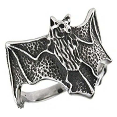Anello pipistrello gotico uomo - anello,